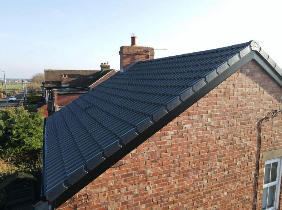 Finished roofing project